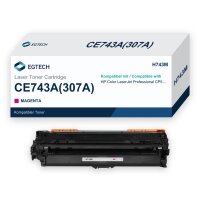 Toner kompatibel mit HP CE743A Magenta Color Professional...