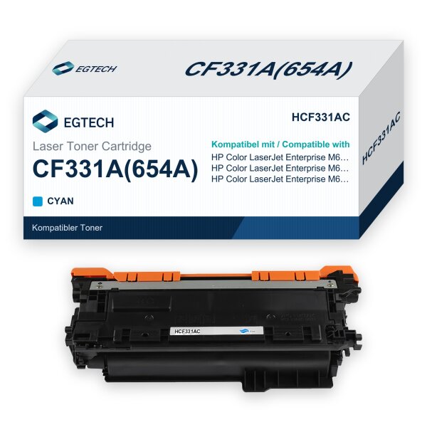 Toner kompatibel mit HP CF331A Cyan Color Enterprise M651dn M651n M651xh