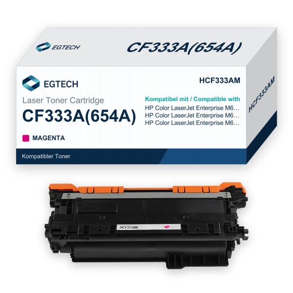 Toner kompatibel mit HP CF333A Magenta Color Enterprise M651dn M651n M651xh