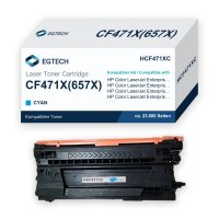 Toner kompatibel mit HP CF471X Cyan Color Enterprise MFP...