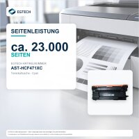 Toner kompatibel mit HP CF471X Cyan Color Enterprise MFP M681dh M681f M681z