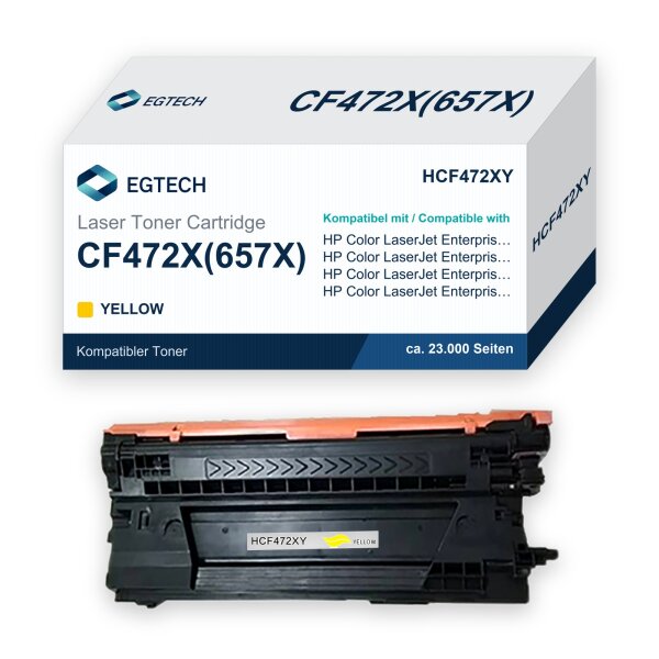 Toner kompatibel mit HP CF472X Gelb Color Enterprise MFP M681dh M681f M681z