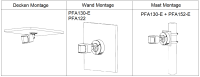 Dahua IPC-PFW3849SP-A180-E2-AS-PV-0280B-Black IP Bullet Überwachungskamera 8MP 2X4MP WizSense Starlight