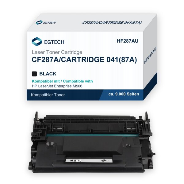 Toner kompatibel mit HP CF287A Enterprise M506 M506n M506x M506dn M527 M501n