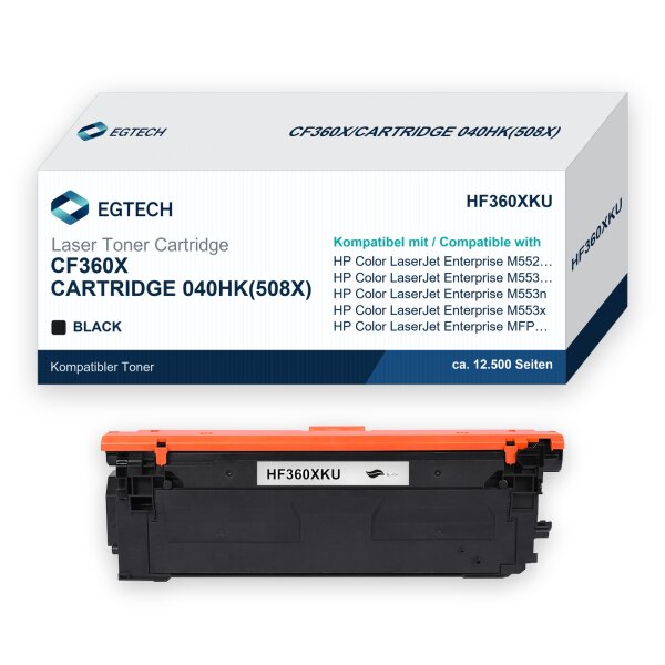 Toner kompatibel mit HP CF360X Color Enterprise M552dn M553dn M553n M553x M577