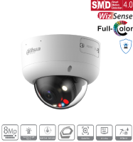 Dahua IPC-HDBW3849R1P-ZAS-PV-27135-S5 IP Dome Überwachungskamera 8MP WizSense H.265 H.264 MJPEG
