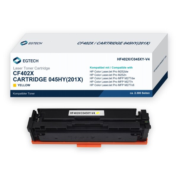 Toner kompatibel mit HP CF402X Gelb Color Pro M252dw M252n M277dw M277n M277c6