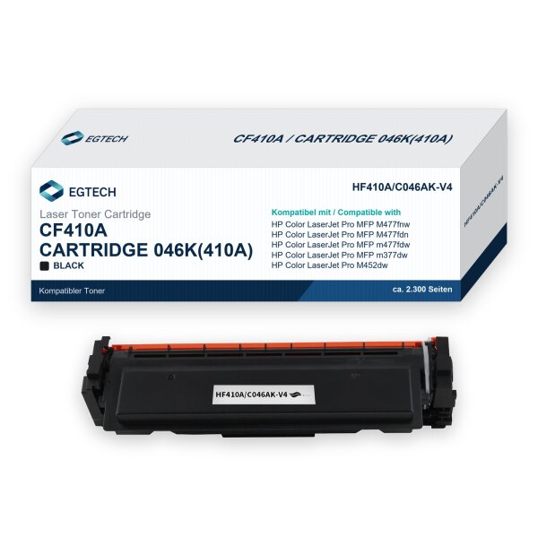 Toner kompatibel mit HP CF410A Color Pro MFP M477fnw M477fdn m477fdw m377dw