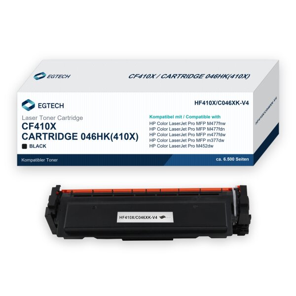 Toner kompatibel mit HP CF410X Color Pro MFP M477fnw M477fdn m477fdw m377dw