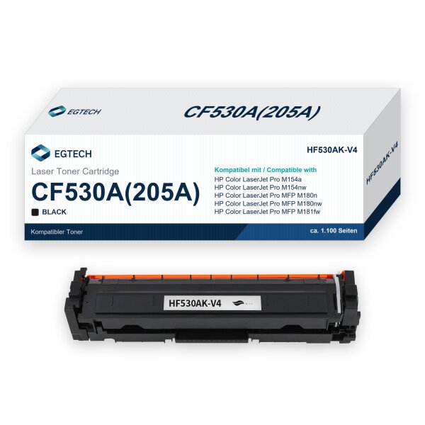 Toner kompatibel mit HP CF530A Color Pro M154a M154nw M180n M180nw M181fw