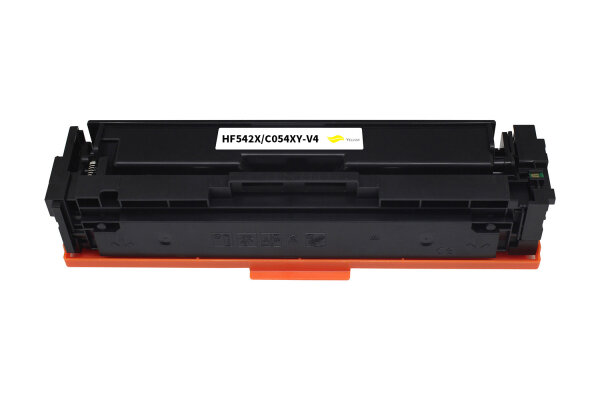 Tonerkartusche kompatibel mit HP CF542X / Cartridge 054H Yellow(203X) – Gelb – ca. 2.500 Seiten