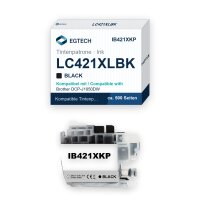 Tinte kompatibel mit Brother LC421XLBK DCP-J1050DW...