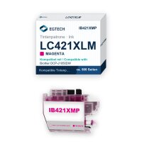 Tinte kompatibel mit Brother LC421XLM Magenta DCP-J1050DW...