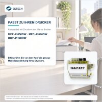 Tinte kompatibel mit Brother LC421XLY Gelb DCP-J1050DW MFC-J1010DW DCP-J1140DW
