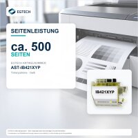 Tinte kompatibel mit Brother LC421XLY Gelb DCP-J1050DW MFC-J1010DW DCP-J1140DW