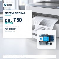 Tinte kompatibel mit Brother LC424C Cyan DCP-J1200W DCP-J1200WE