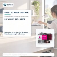 Tinte kompatibel mit Brother LC424M Magenta DCP-J1200W DCP-J1200WE