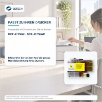 Tinte kompatibel mit Brother LC424Y Gelb DCP-J1200W DCP-J1200WE