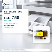 Tinte kompatibel mit Brother LC424Y Gelb DCP-J1200W DCP-J1200WE