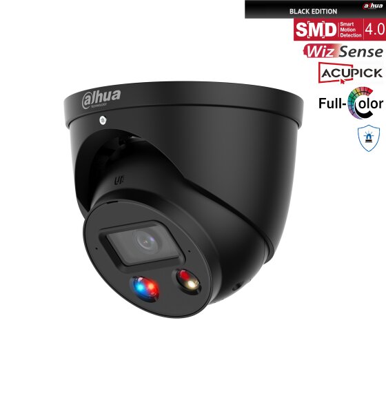Dahua IPC-HDW3849HP-AS-PV-0280B-S5-Black IP Eyeball Überwachungskamera 8MP WizSense H.265 H.264