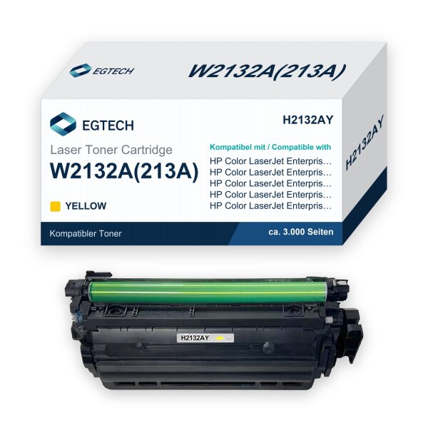 Toner kompatibel mit HP W2132A Gelb Color Enterprise 5700dn 6700dn 6701dn 5800f