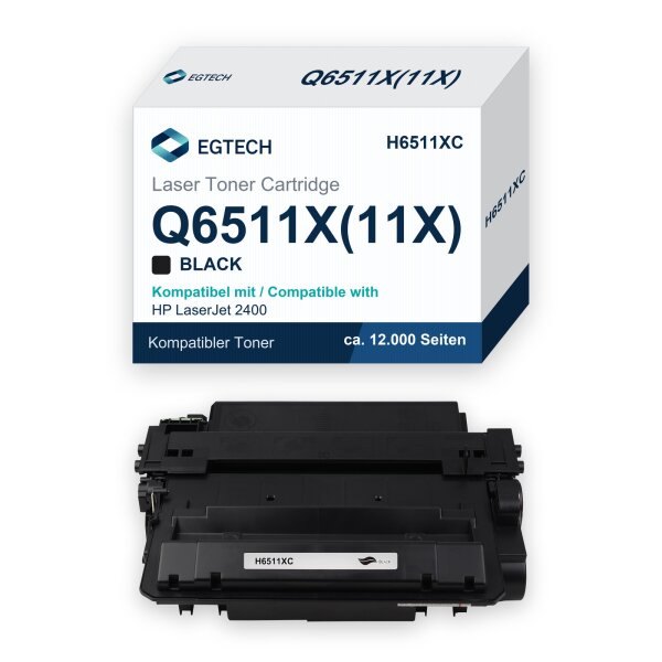 Toner kompatibel mit HP Q6511X 2400 2410 2420 2420d 2420n 2420dn 2430n 2430tn