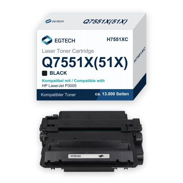 Toner kompatibel mit HP Q7551X M3027MFP P3005 P3005D P3005X P3005N P3005DN M3035