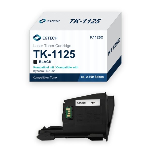 Toner kompatibel mit Kyocera TK-1125 FS-1061 FS-1325MFP Schwarz