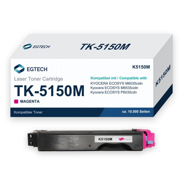 Toner kompatibel mit Kyocera TK-5150M Magenta ECOSYS M6035cidn M6535cidn