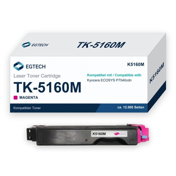 Toner kompatibel mit Kyocera TK-5160M Magenta ECOSYS P7040cdn