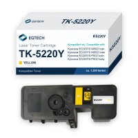 Toner kompatibel mit Kyocera TK-5220Y Gelb ECOSYS...