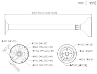 Dahua PFB2212C Deckenhalterung Kamera-Zubehör 815 – 1500 mm Objektiv