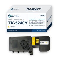 Toner kompatibel mit Kyocera TK-5240Y Gelb ECOSYS...