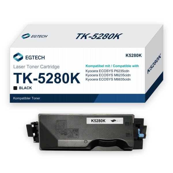 Toner kompatibel mit Kyocera TK-5280K ECOSYS P6235cdn M6235cidn M6635cidn