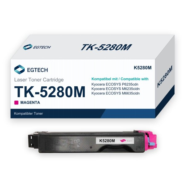 Toner kompatibel mit Kyocera TK-5280M Magenta ECOSYS P6235cdn M6235cidn