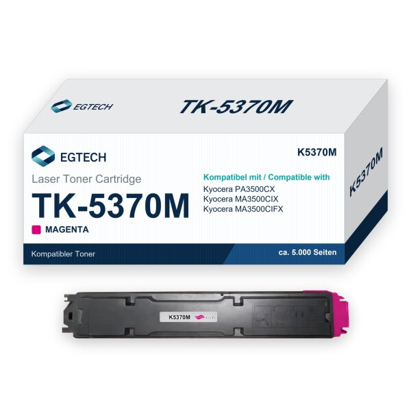 Toner kompatibel mit Kyocera TK-5370M Magenta PA3500CX MA3500CIX MA3500CIFX
