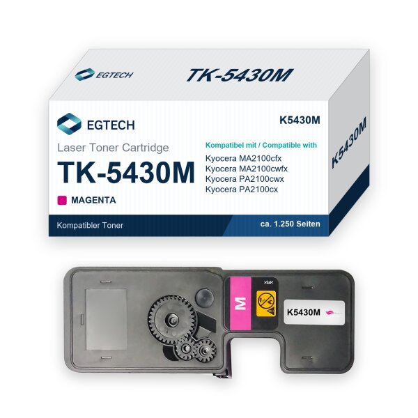 Toner kompatibel mit Kyocera TK-5430M Magenta MA2100cfx MA2100cwfx PA2100cwx