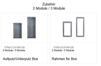 Dahua VTO4202F-P-S3 Kamera Modul Hybrid Überwachungskamera 2MP 2-Draht IP65 IK07 Aluminium Aufputz