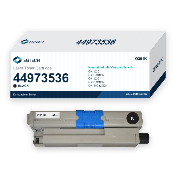 Toner kompatibel mit OKI 44973536 C301 C301DN C321 C321DN MC332DN MC342DN MC342W
