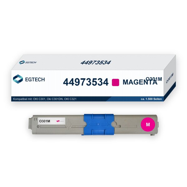 Toner kompatibel mit OKI 44973534 Magenta C301 C301DN C321 C321DN MC332DN MC342W