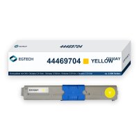 Toner kompatibel mit OKI 44469704 Gelb MC351 MC352DN...