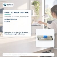 Toner kompatibel mit OKI 46508712 C332dn Okidata MC363dn Schwarz