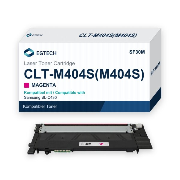 Toner kompatibel mit Samsung CLT-M404S Magenta SL-C430 SL-C430W SL-C480 SL-C480W