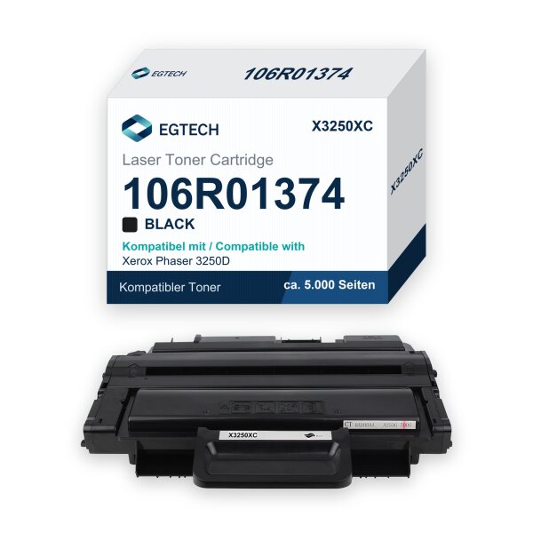 Toner kompatibel mit Xerox 106R01374 Phaser 3250D 3250DN Schwarz