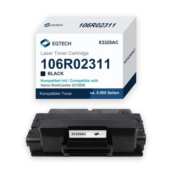 Toner kompatibel mit Xerox 106R02311 WorkCentre 3315DN 3325DN 3325DNI Schwarz