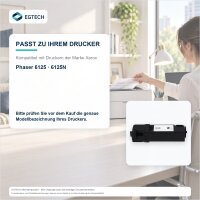 Toner kompatibel mit Xerox 106R01334 Phaser 6125 6125N Schwarz