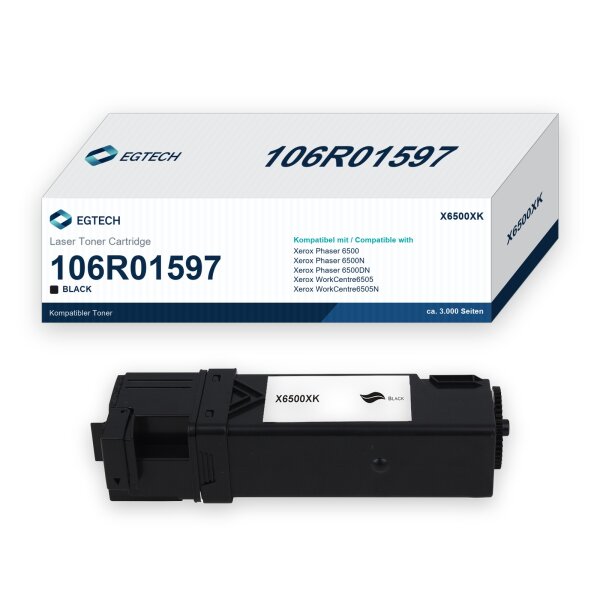 Toner kompatibel mit Xerox 106R01597 Phaser 6500 6500N 6500DN WorkCentre6505