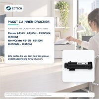 Toner kompatibel mit Xerox 106R03480 Phaser 6510N 6510DN 6510DNM 6510DNI Schwarz