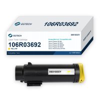 Toner kompatibel mit Xerox 106R03692 Gelb Phaser 6510N...