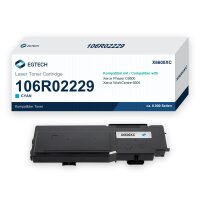 Toner kompatibel mit Xerox 106R02229 Cyan Phaser C6600...
